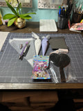 DIY custom decoden handheld heart shaped mirror KIT