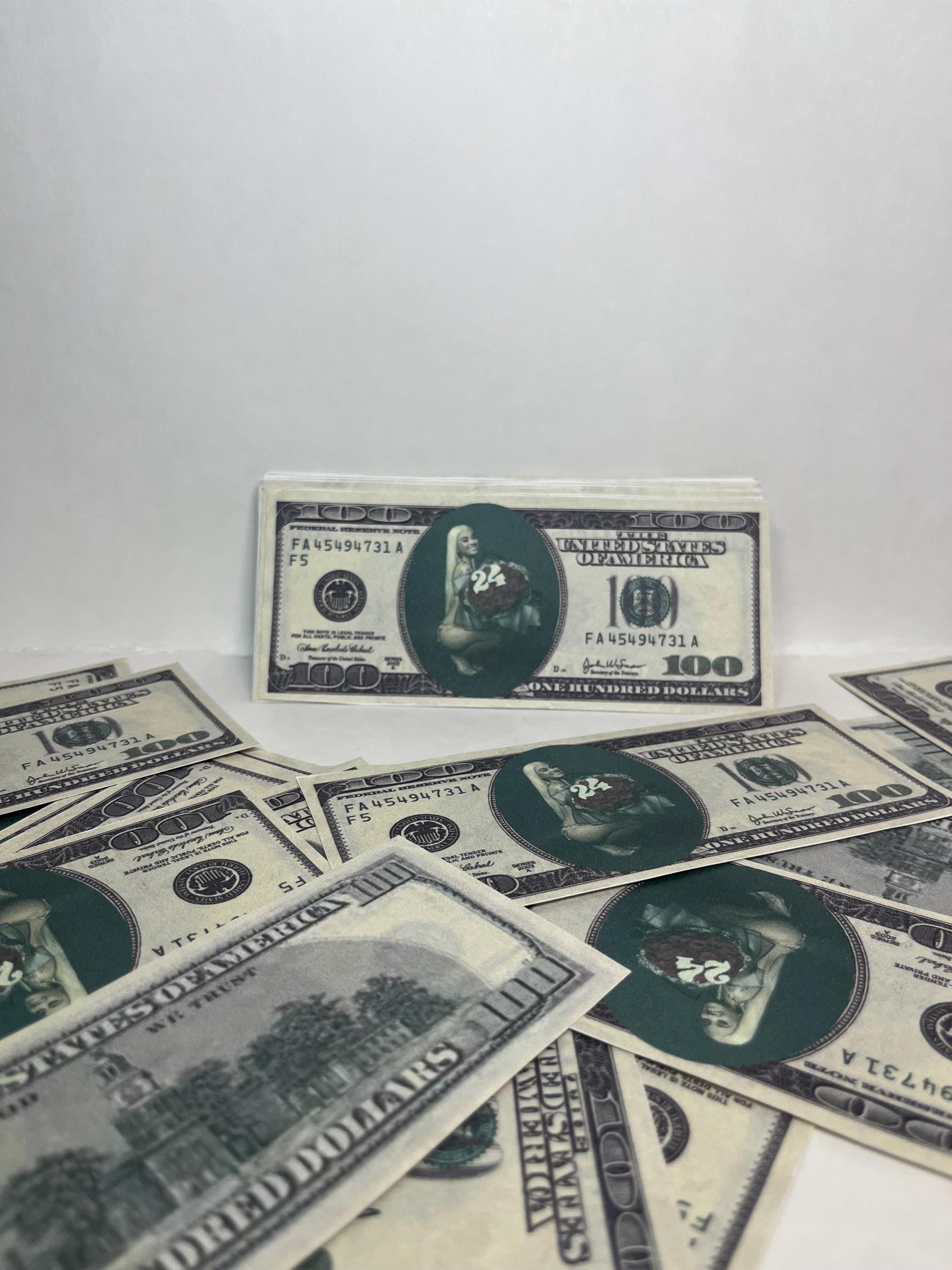 Play Money 100 Bill custom photo money prints