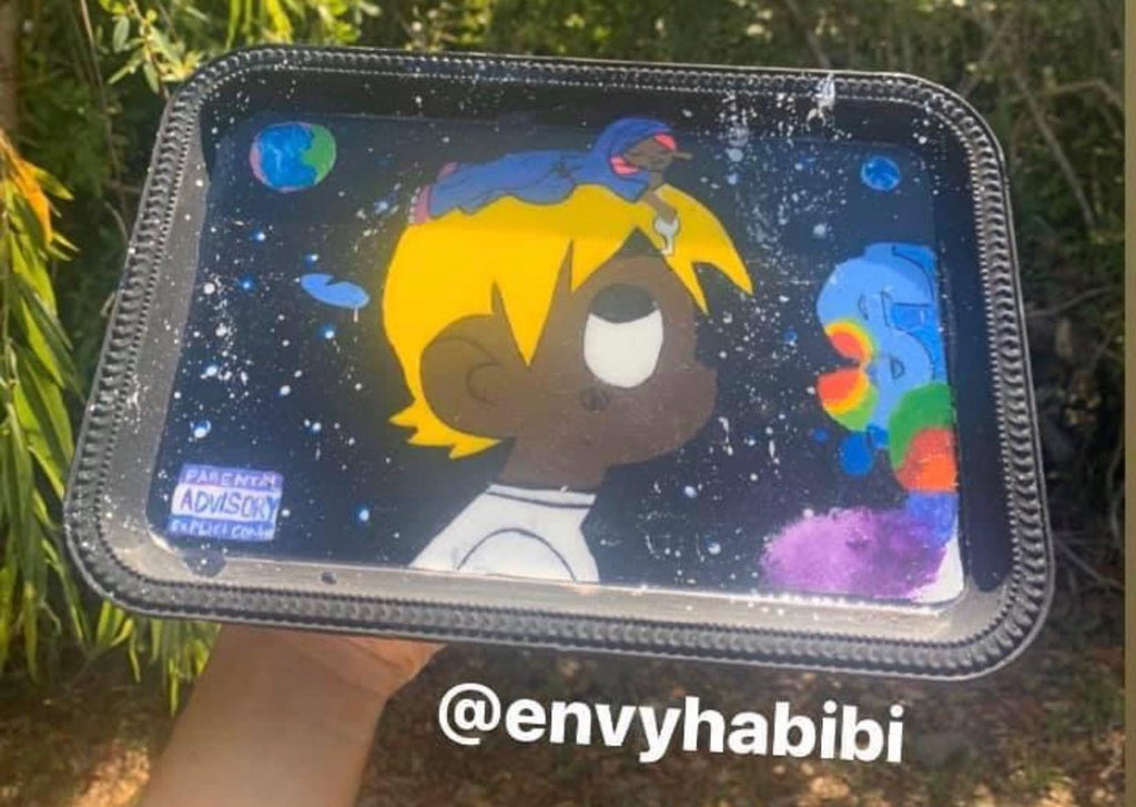 custom rolling trays custom image hand painted rolling tray
