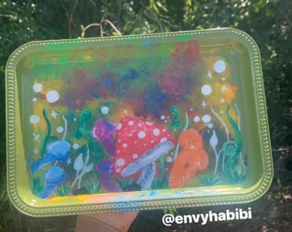 custom rolling trays custom image hand painted rolling tray
