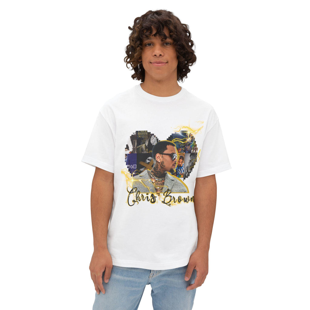 Chris Brown Breezy Unisex Tee, Oversized Box Tee, Music Fan Shirt, Hip Hop Graphic Tee, Rapper T-Shirt