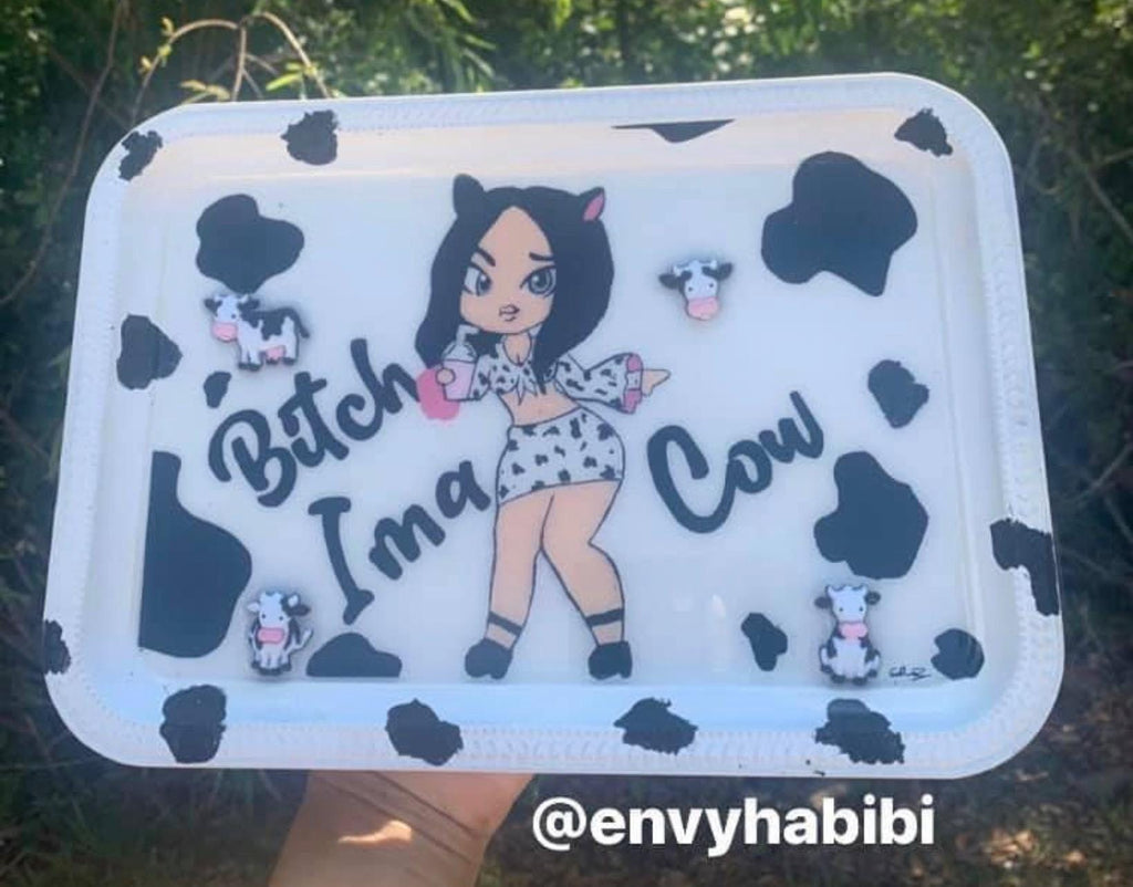 custom rolling trays custom image hand painted rolling tray