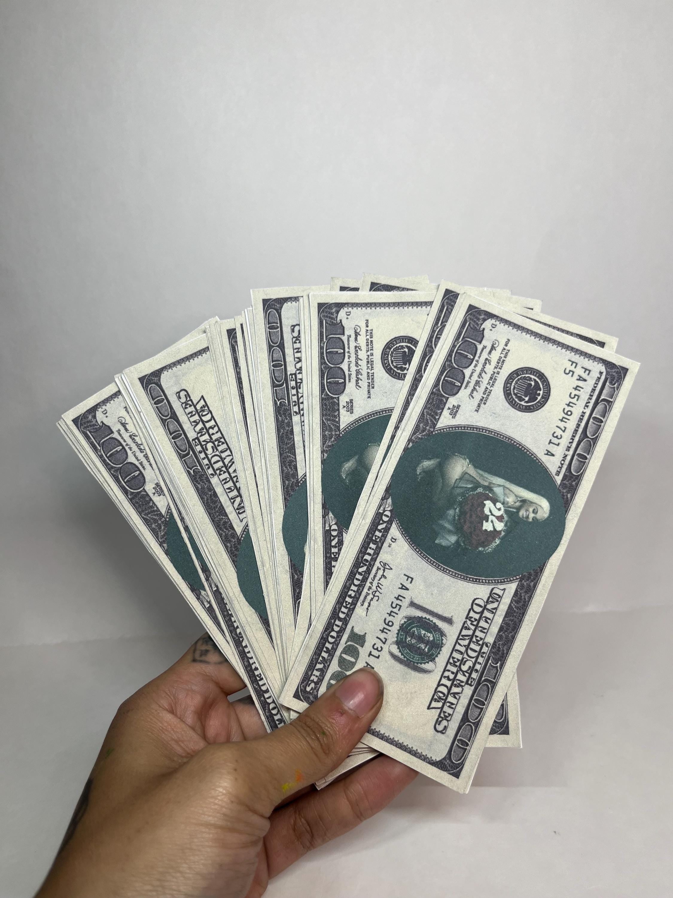 Play Money 100 Bill custom photo money prints