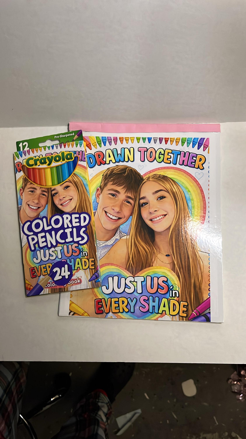 Custom photo coloring books