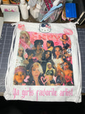 custom photo/design draw string backpack