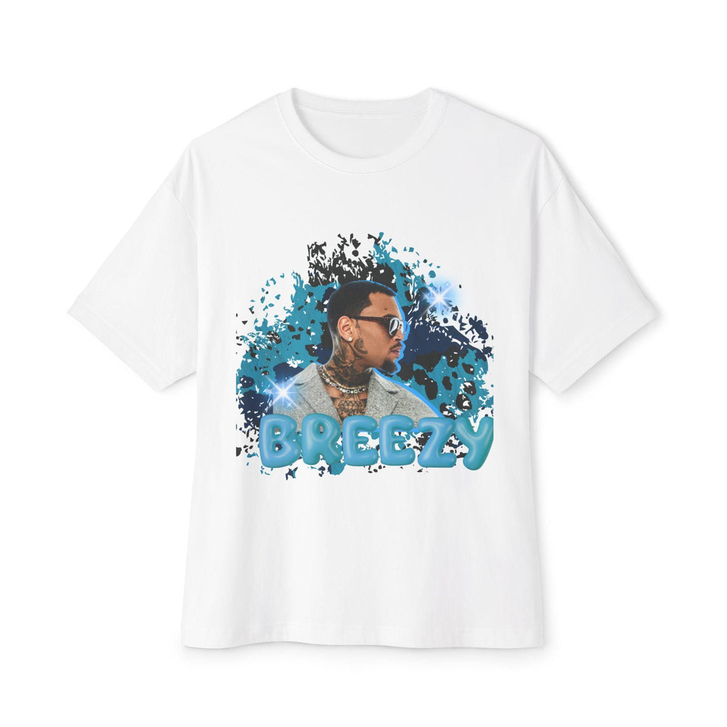 Chris Breezy Unisex Tee, Oversized Box Tee, Music Fan Shirt, Hip Hop Graphic Tee, Rapper T-Shirt
