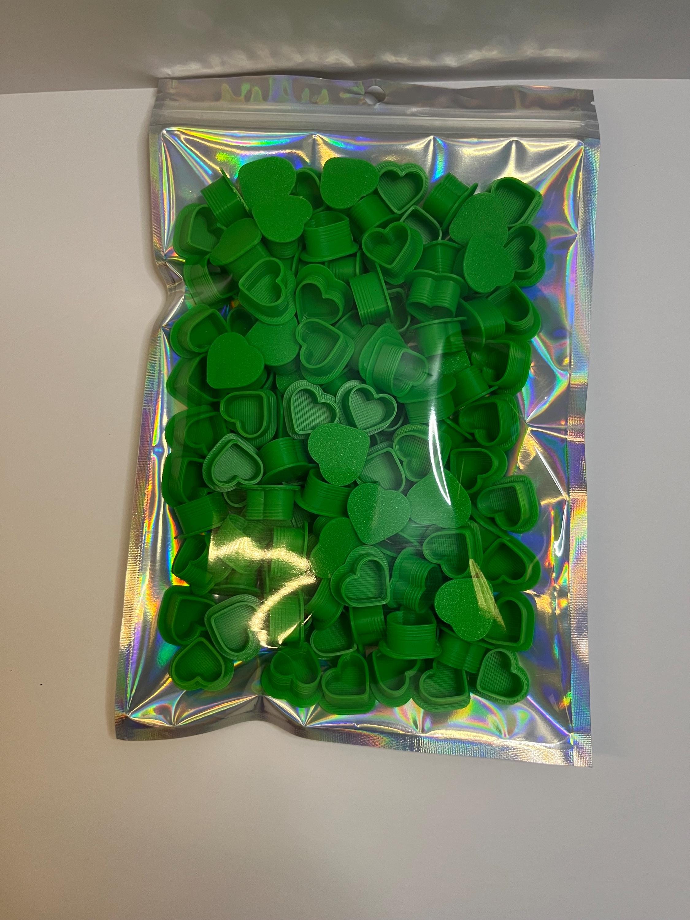 Large bag Heart shape Tattoo ink Ink caps