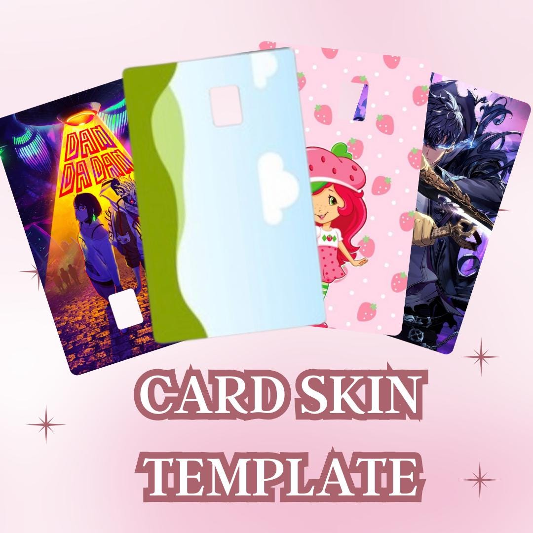 Customizable Debt & Credit card skin TEMPLATES 10 BUNDLE PACK