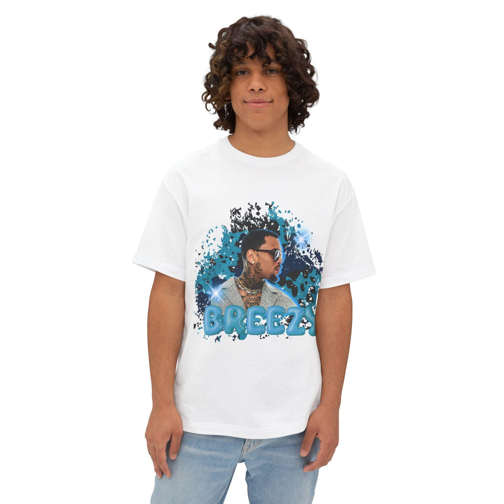 Chris Breezy Unisex Tee, Oversized Box Tee, Music Fan Shirt, Hip Hop Graphic Tee, Rapper T-Shirt