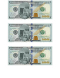 New 100 bill play money birthday money new blue  bill