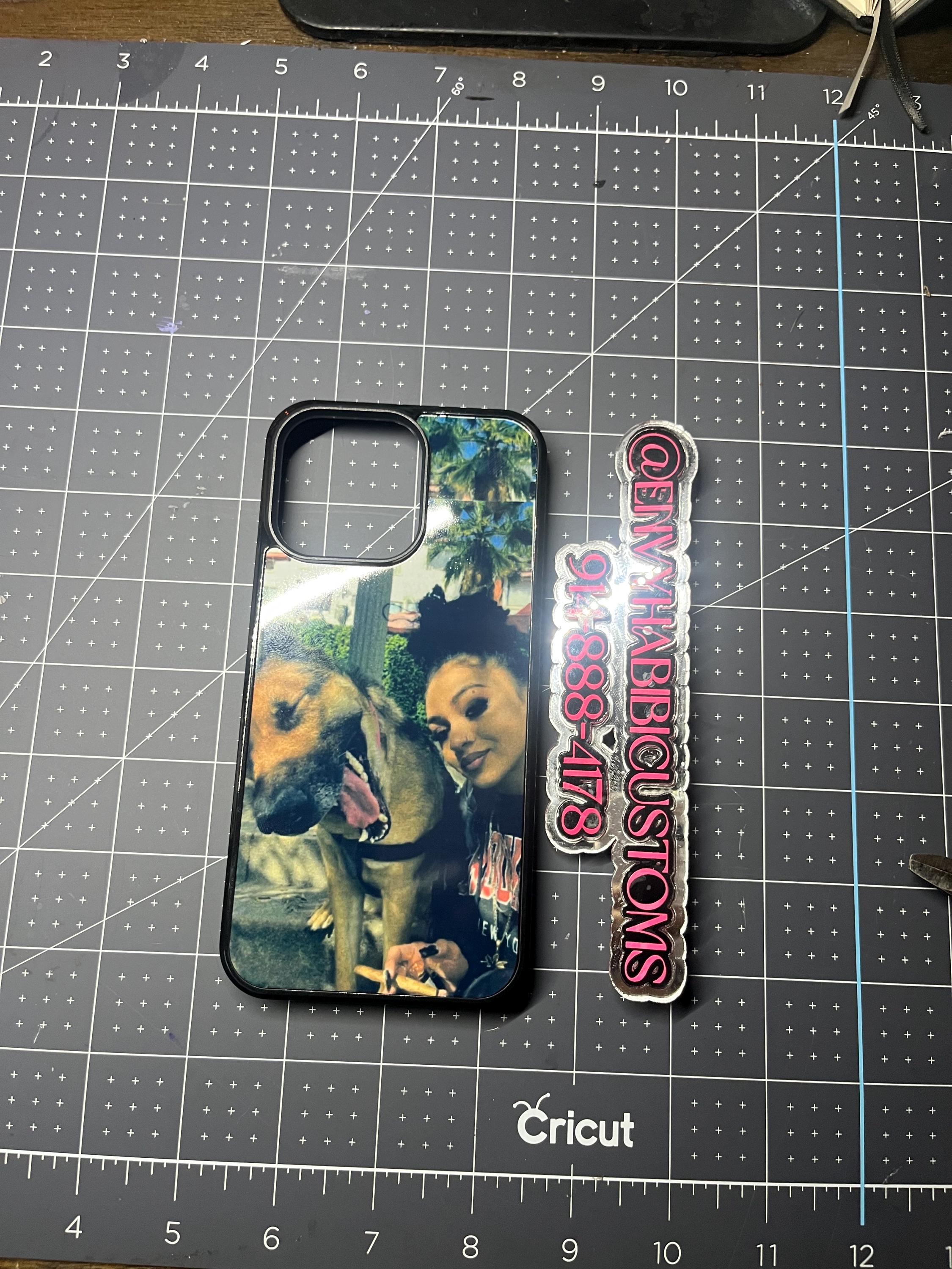 Physical item custom photo iPhone case