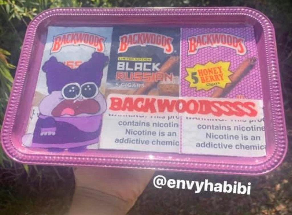 custom rolling trays custom image hand painted rolling tray