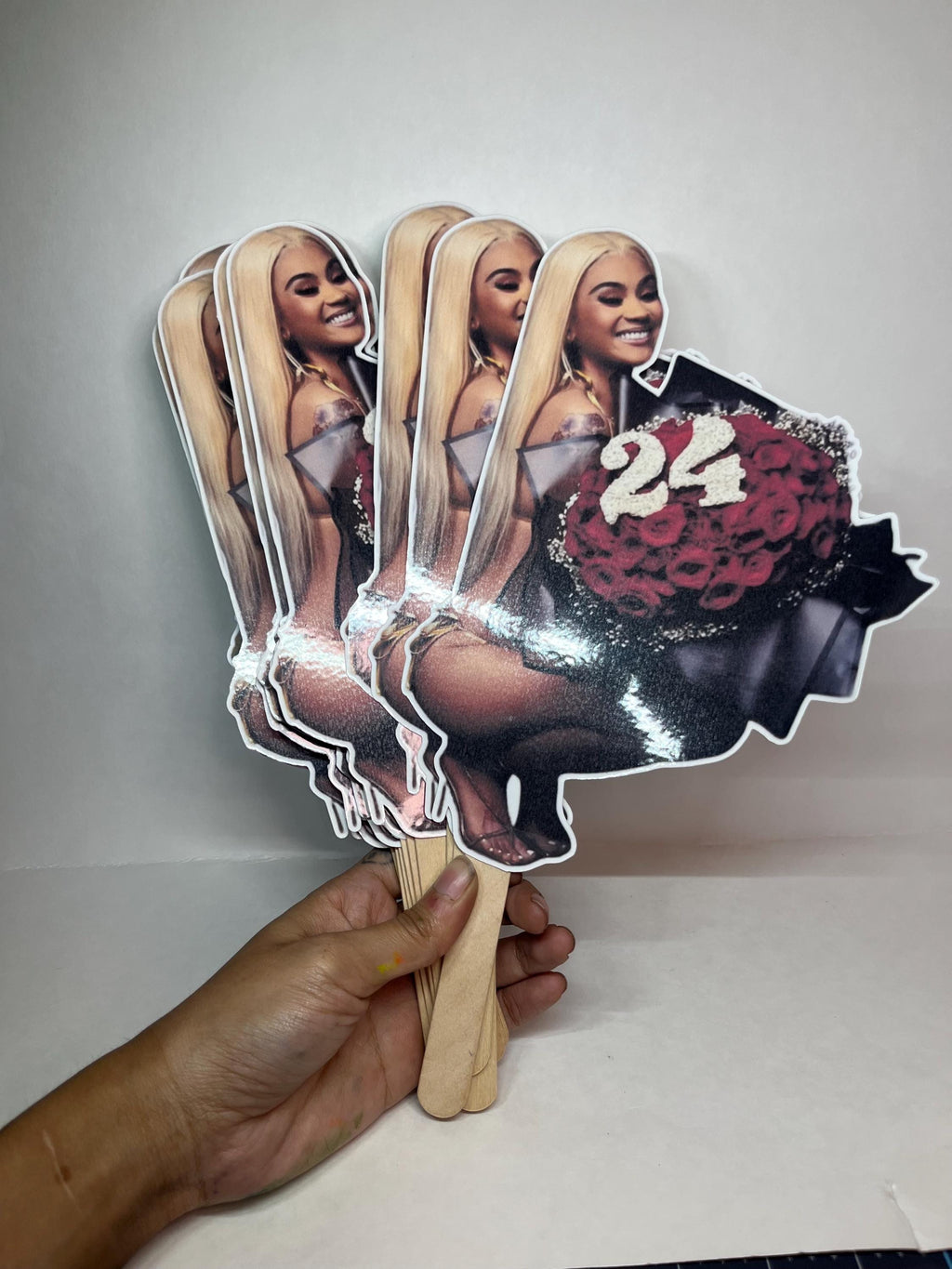 custom die cut photo prop