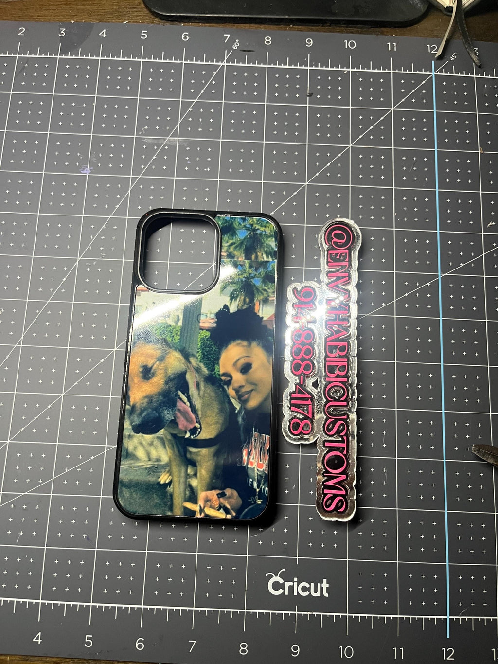 Physical item custom photo iPhone case