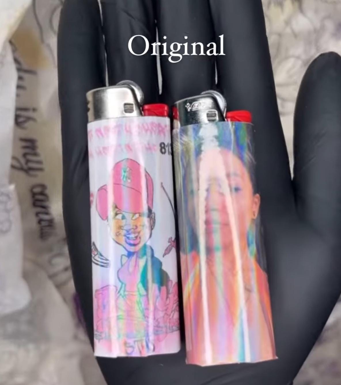 customs  Bic torch lighter photo lighters