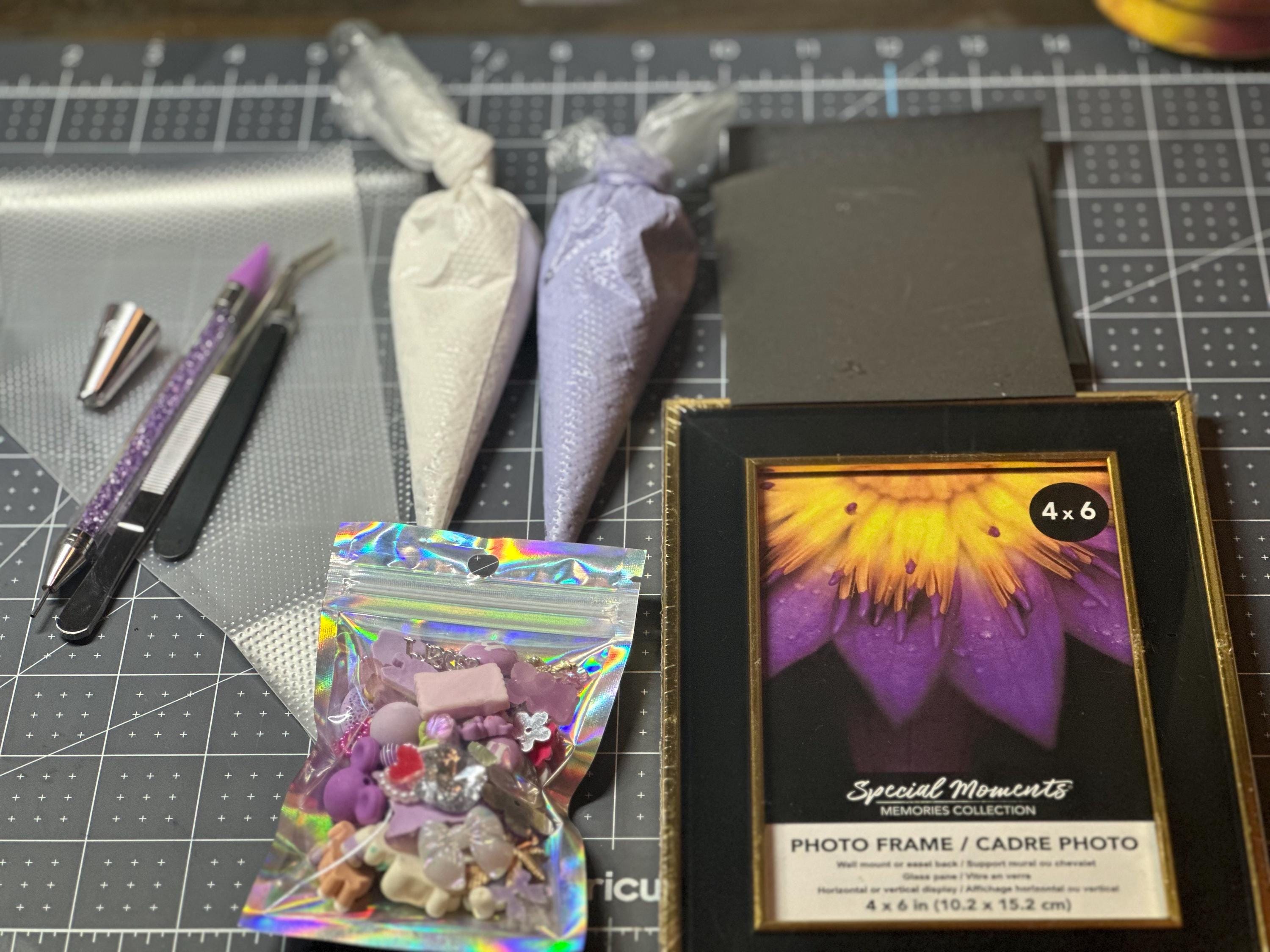 DIY custom decoden handheld picture frame KIT