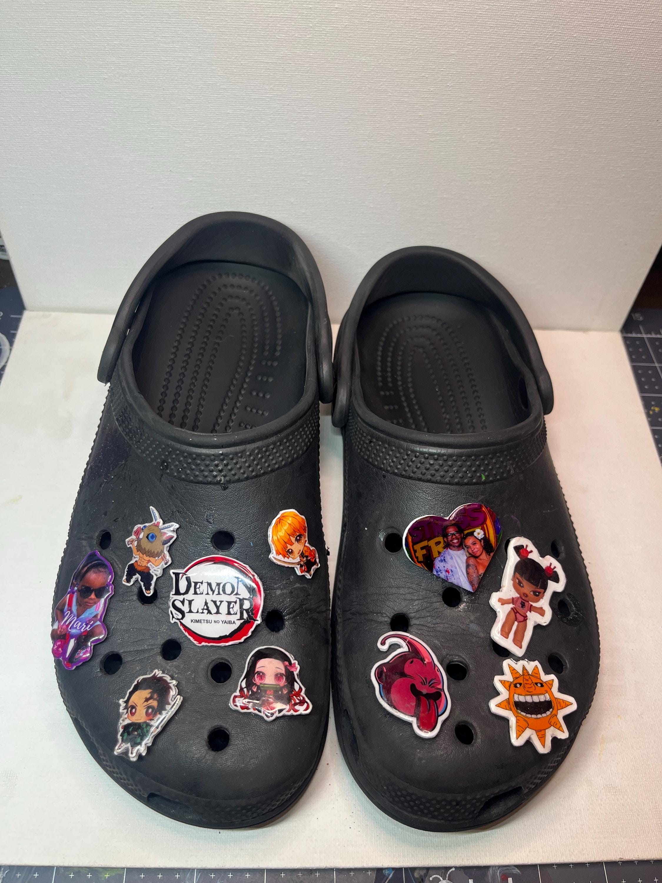 Custom photo croc, charms  custom photo croc jibblits