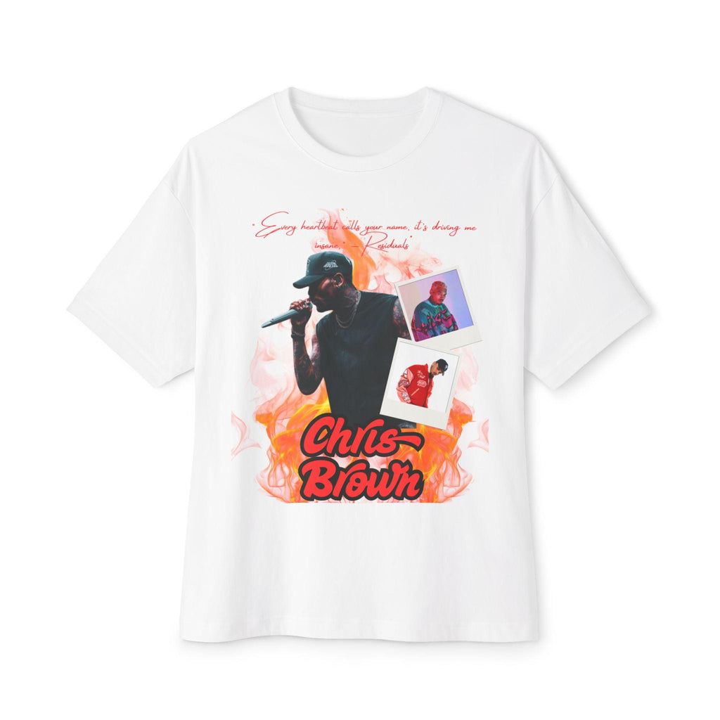Chris Breezy Unisex Tee, Oversized Box Tee, Music Fan Shirt, Hip Hop Graphic Tee, Rapper T-Shirt