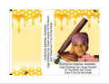 Customizable 5 pack   backwood wrapper custom photo honey drip yellow theme   theme  backwood wrapper TEMPLATE