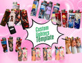 Customizable custom photo lighter TEMPLATE