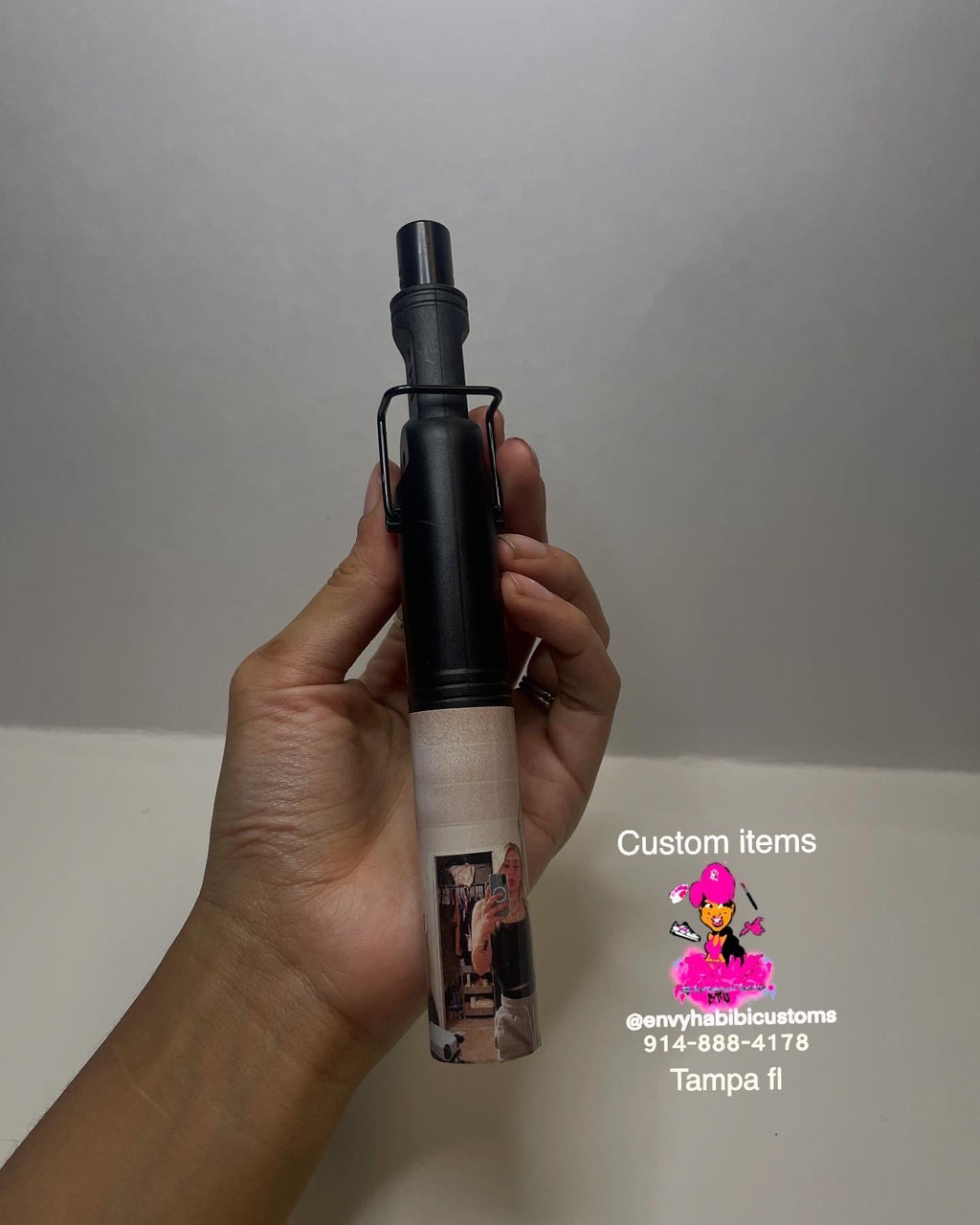 custom photo refillable PIVOT torch custom photo torch