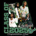 Customizable 2025 graduation SENIOR  photo prop/ fan TEMPLATE